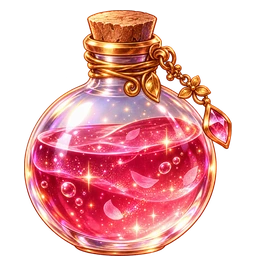 Poção rosa encantada